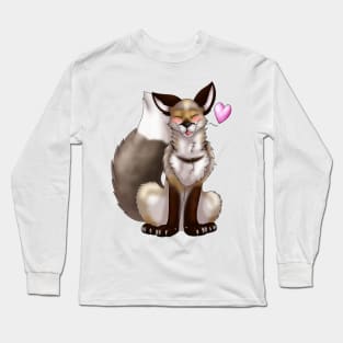 Foxy Friends: Light Grey Long Sleeve T-Shirt